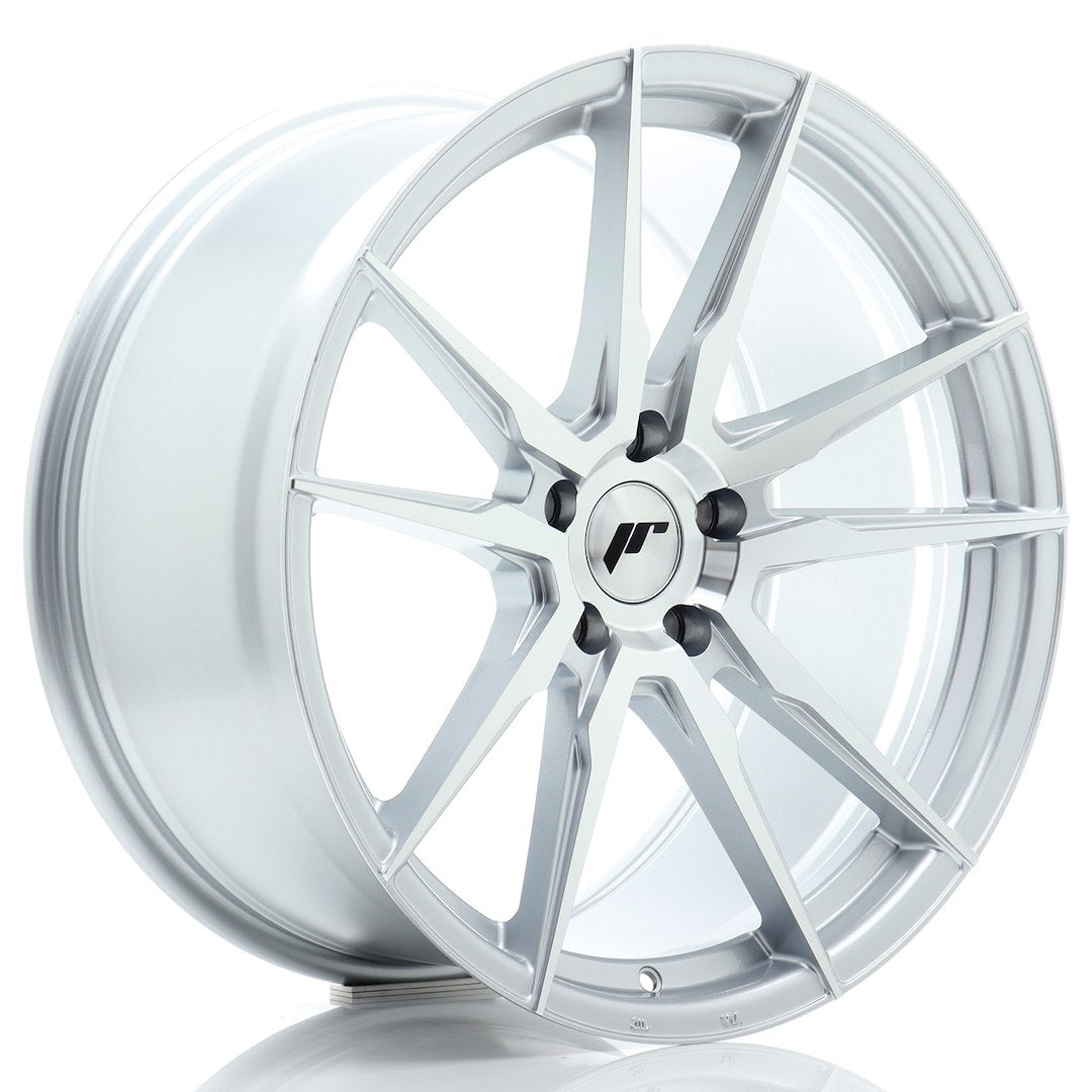 JR Wheels JR21 20x10 ET40 5x112 Silver Machined Face