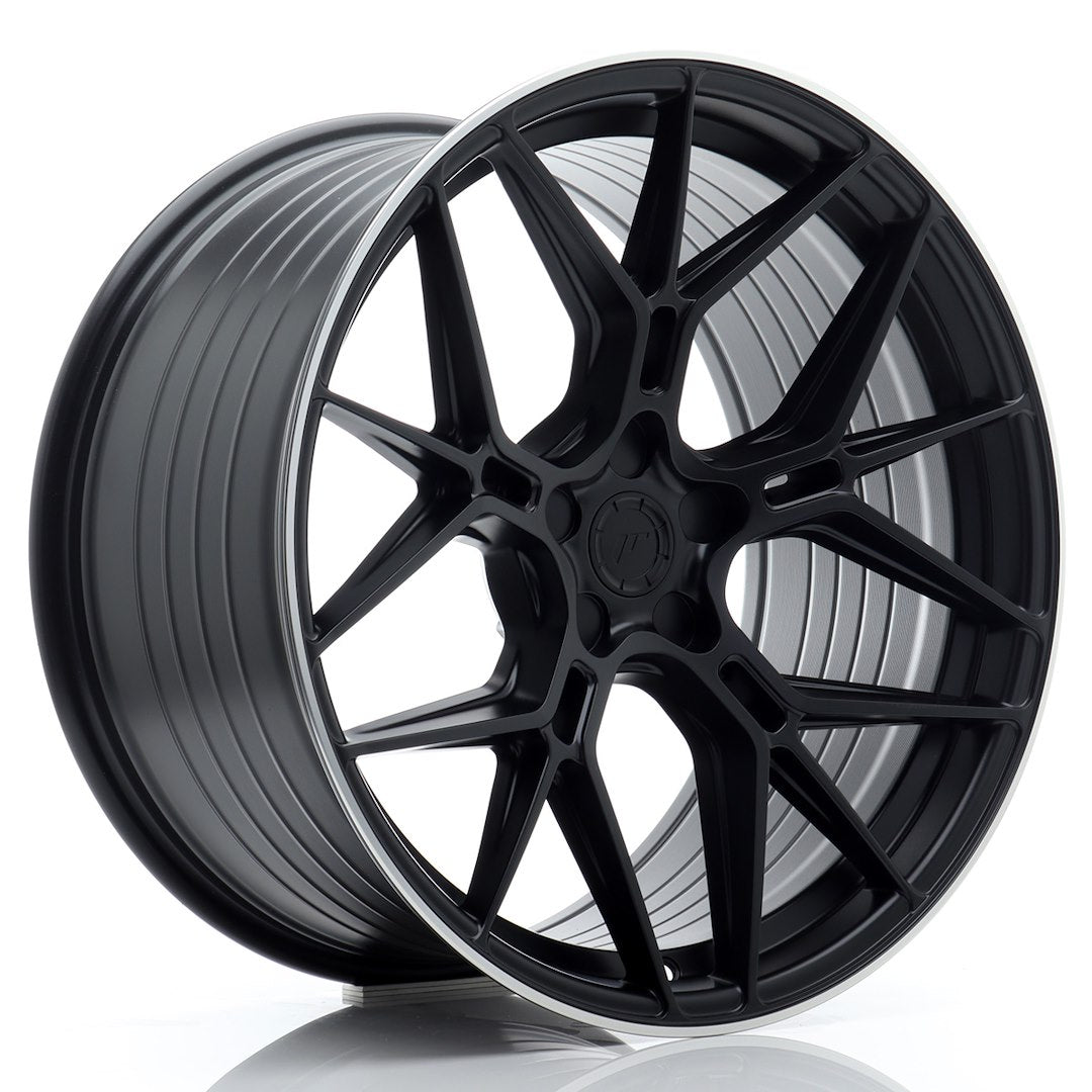 JR Wheels JR51 20x10,5 ET15-35 5x108 Satin Black w/ Machined Lip