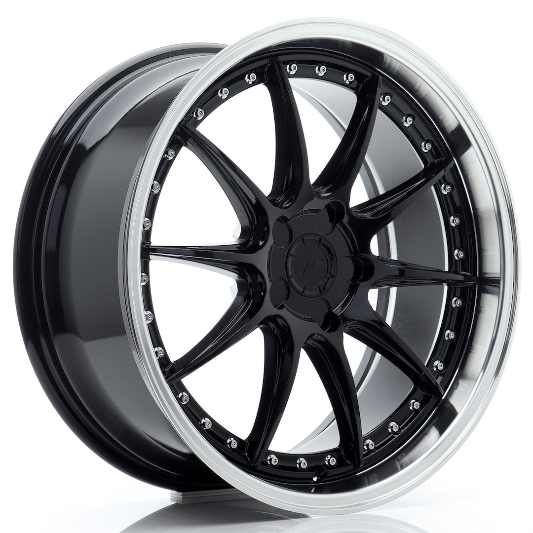 JR Wheels JR41 19x8,5 ET15-35 5x108 Gloss Black w/ Machined Lip