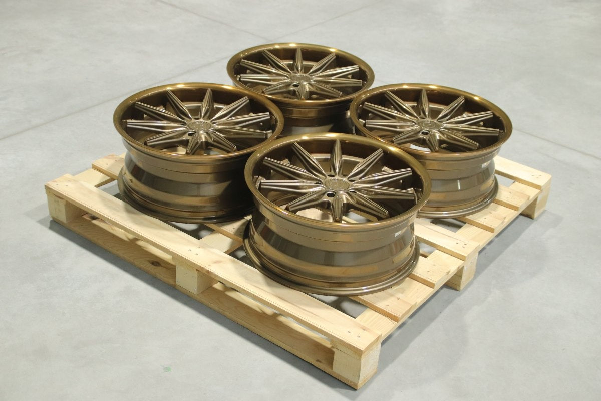 Set of CVR8 19x8 ET38 5x112 Gloss Bronze