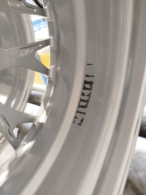 Set of CVR1 20x8 ET40 5x120 Brushed Titanium