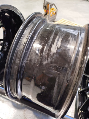 Set of JR11 17x8 ET30 5x98 Gloss Black