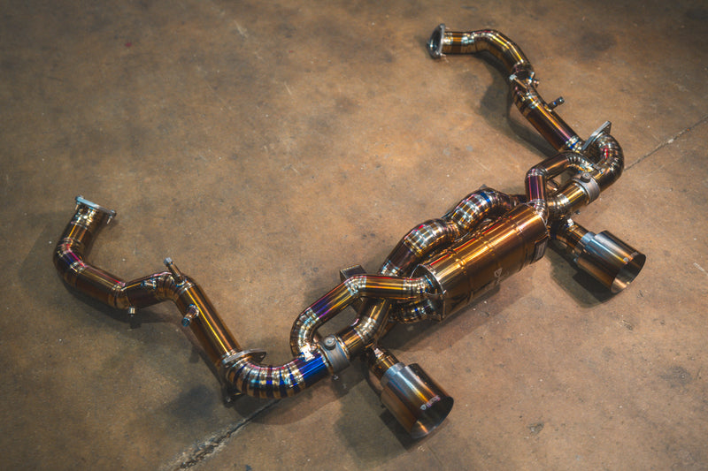 Valvetronic Designs Spjeldstyrt Eksosanlegg – Porsche 718 GT4 RS / Spyder RS (Titanium)