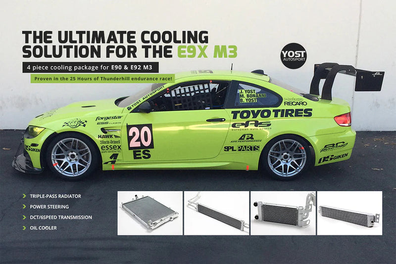 CSF Tripple Pass Radiator - BMW M3 E9x KONG PERFORMANCE