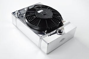 CSF Universal Drag/Tuck radiator 10.5"x10"x3.6" med 9" SPAL Fan