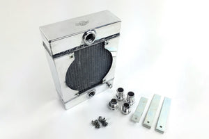 CSF Universal Drag/Tuck radiator 10.5"x10"x3.6" med 9" SPAL Fan