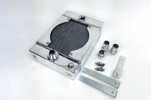 CSF Universal Drag/Tuck radiator 10.5"x10"x3.6" med 9" SPAL Fan