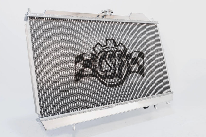CSF Mitsubishi Evo 4-9 Full Size Slim radiator med 12" SPAL Fan