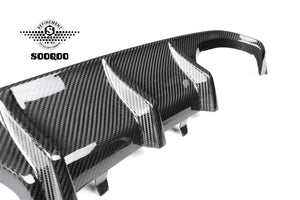 SOOQOO – Carbon Diffuser (MP Style)  BMW M3 F80 / M4 F82 / F83 (2014–2020)