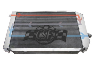 CSF Universal Dual-Core radiator B-Tube Tech Triple Pass