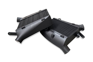 CSF Twin Intercooler Sett Black Audi RS6 RS7 C8 — produktvisning