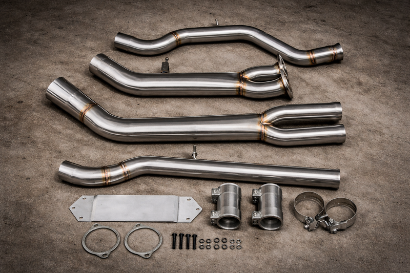 KONG Performance Single Midpipe  BMW M3 F80 / M4 F82 / F83 – S55 (2014–2020)