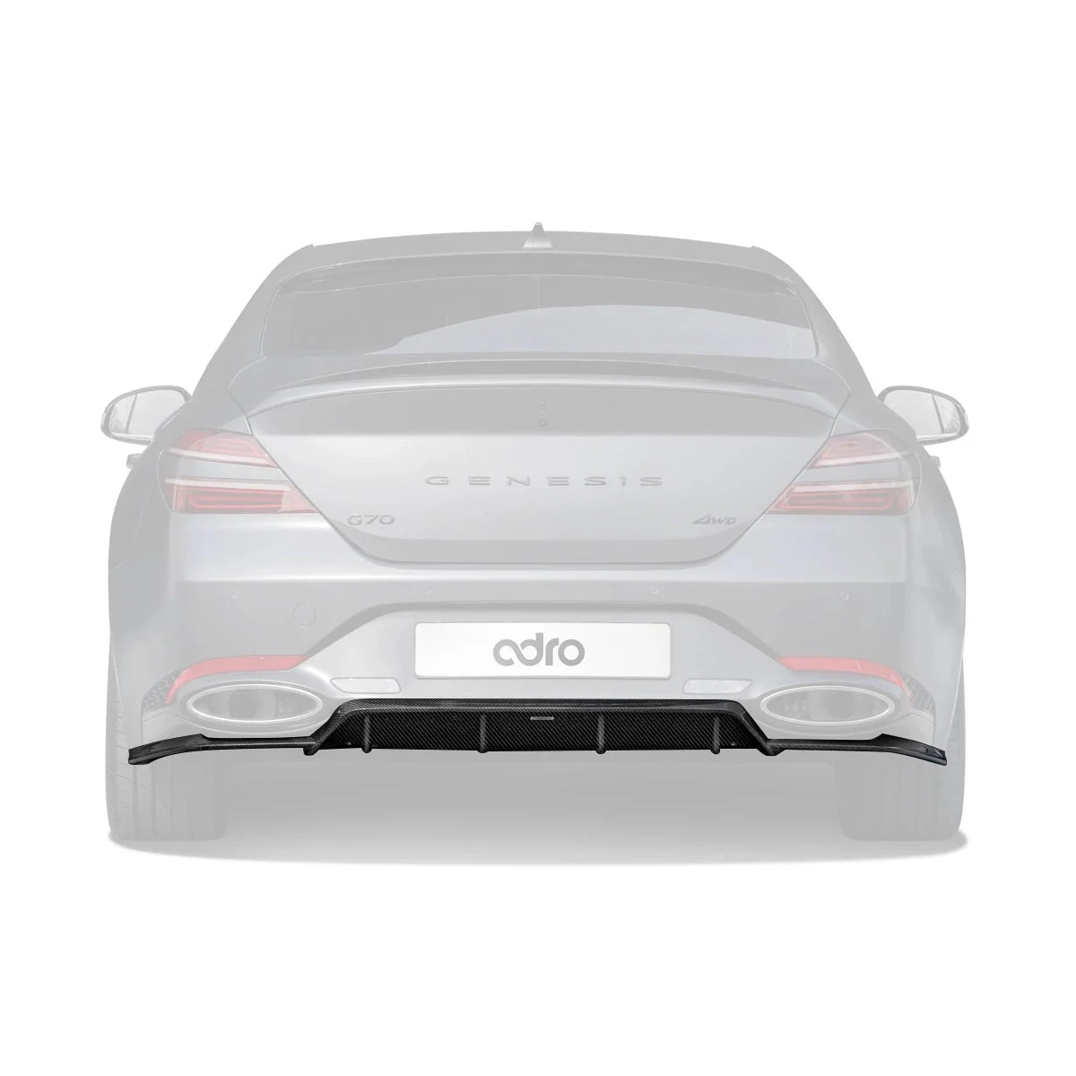 ADRO Genesis G70 bakre diffuser