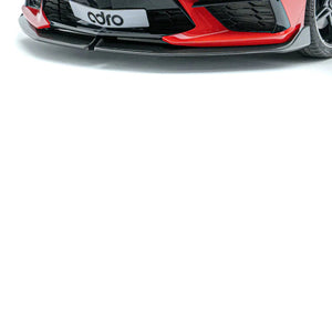 ADRO Corvette C8 Carbon Front Lip — nærbilde finish
