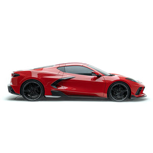ADRO Corvette C8 Carbon Side Skirts — bakperspektiv