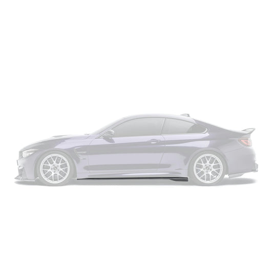 ADRO BMW F82 M4 F80 M3 Side Skirts V2 Prepreg Carbon Fiber — sideperspektiv