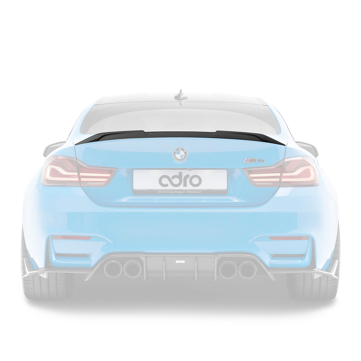 ADRO BMW F82 M4 Trunk Spoiler Carbon Fiber — bakperspektiv