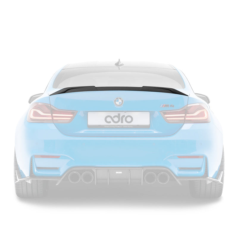 ADRO BMW F82 M4 Trunk Spoiler Carbon Fiber — bakperspektiv