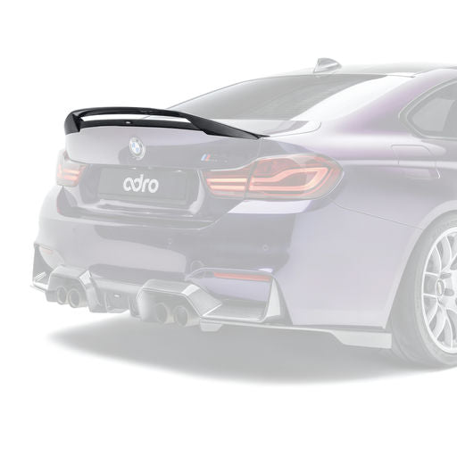 ADRO BMW F82 M4 Trunk Spoiler V2 Prepreg Carbon Fiber — bakperspektiv