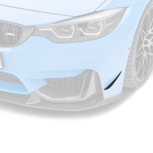 ADRO BMW F8X M3 M4 Front Bumper Canard Carbon Fiber — frontperspektiv