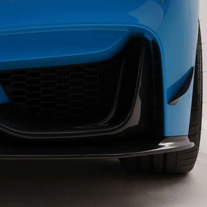 ADRO BMW F8X M3 M4 Front Bumper Canard — detalj carbon weave