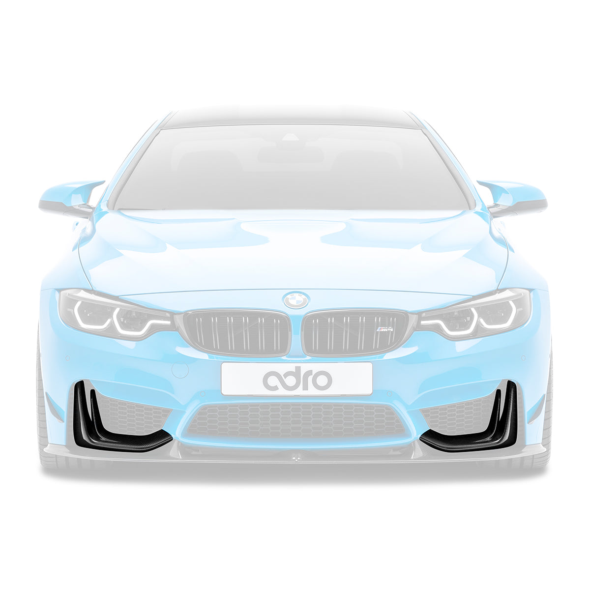 ADRO BMW F8X M3 M4 Front Air Duct Carbon Fiber — frontperspektiv