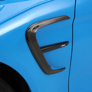 ADRO BMW F82 M4 F80 M3 Fender Cover — detalj carbon weave