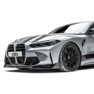 ADRO BMW G8X M3 M4 Front Lip — detalj carbon weave