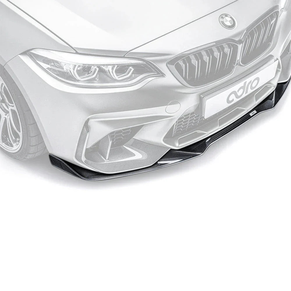 ADRO BMW F87 M2 Lower Front Lip Carbon Fiber — frontperspektiv