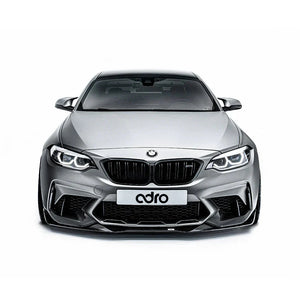 ADRO BMW F87 M2 Lower Front Lip — detalj carbon weave