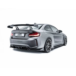 ADRO BMW F87 M2 Rear Diffuser — detalj carbon weave