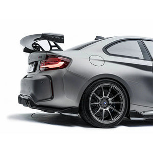 ADRO BMW F87 M2 AT-R1 Swan Neck Wing — carbon fiber finish