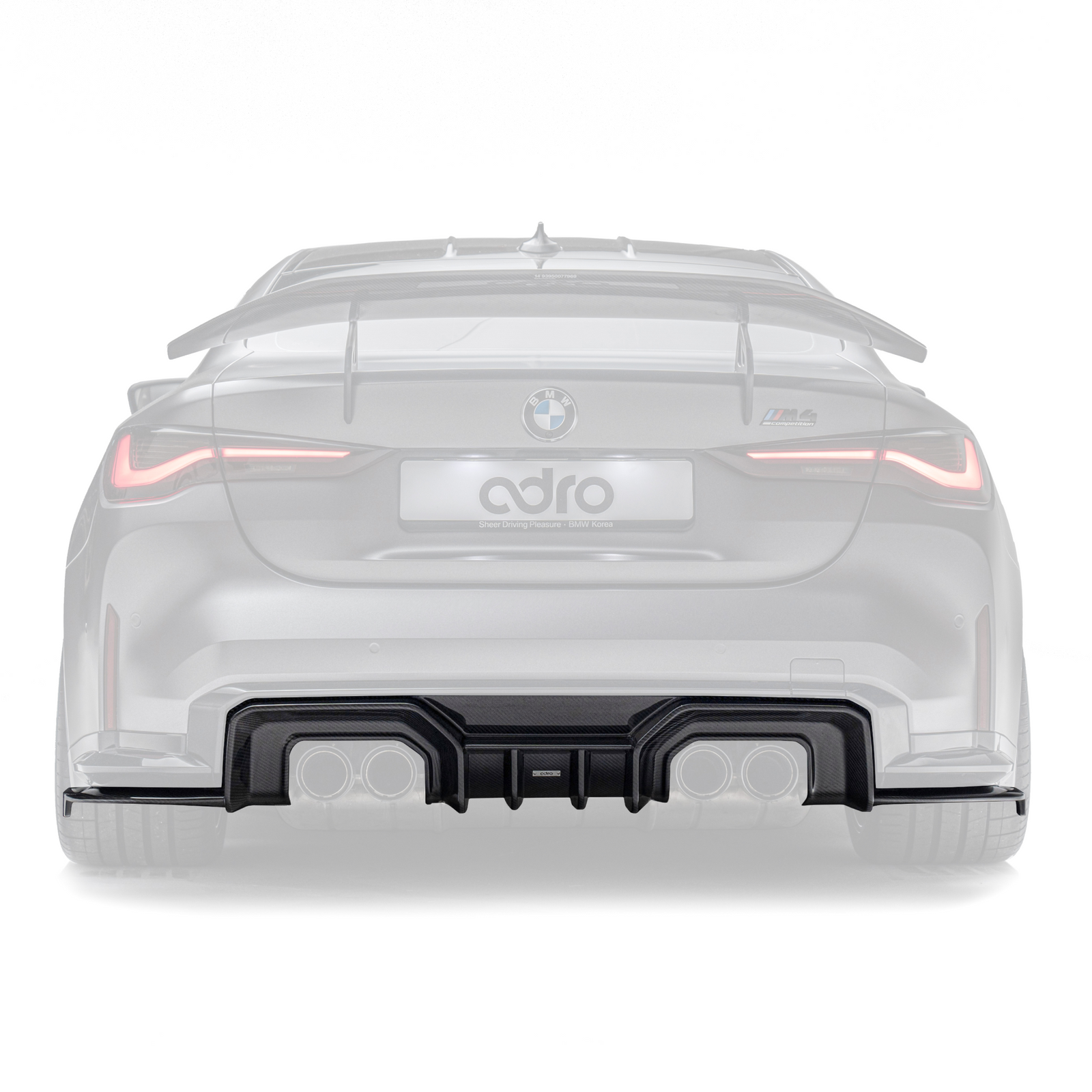 ADRO BMW G82 M4 Rear Diffuser Prepreg Carbon Fiber — bakperspektiv