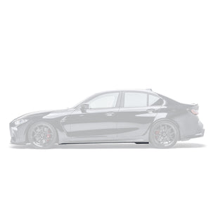 ADRO BMW G80 M3 Side Skirts V1 Carbon Fiber — sideperspektiv