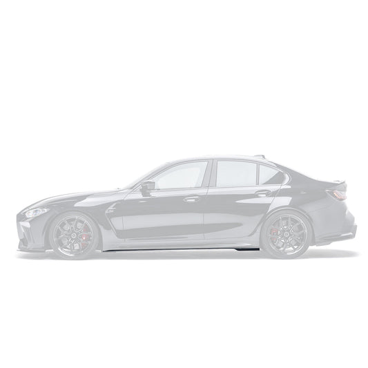 ADRO BMW G80 M3 Side Skirts V1 Carbon Fiber — sideperspektiv