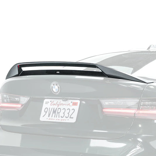 ADRO BMW G20 M340i G80 M3 LCI PREPREG Spoiler V2 — bakperspektiv