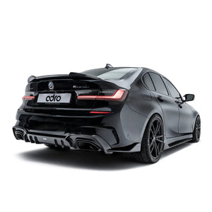 ADRO BMW G20 M340i G80 M3 Trunk Spoiler V1 — installert