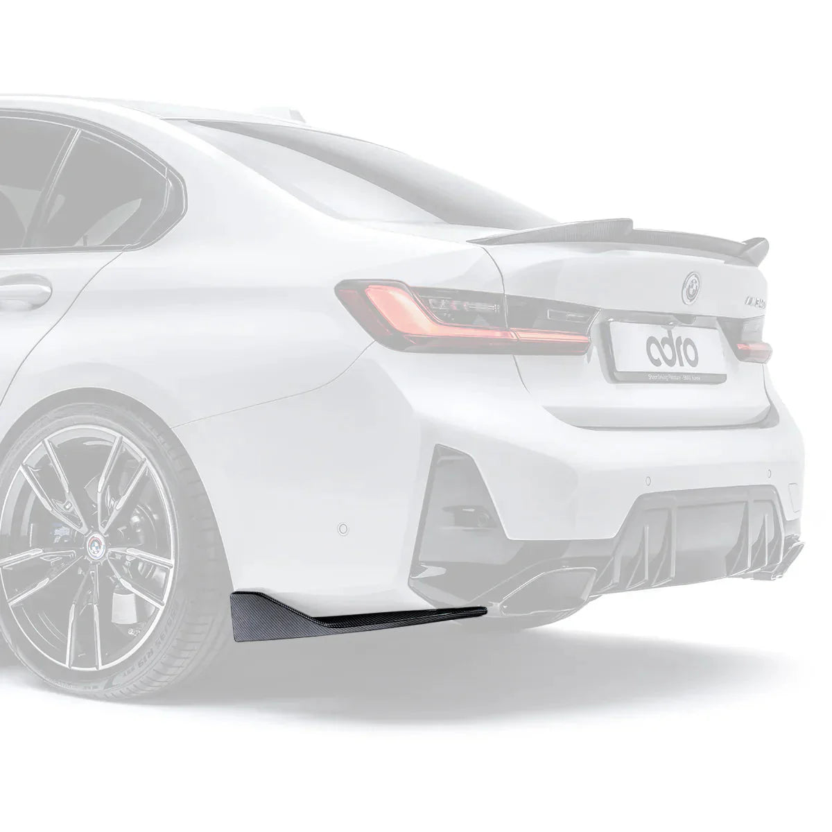 ADRO BMW G20 M340i LCI Rear Winglets Carbon Fiber — sideperspektiv