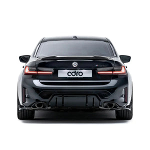 ADRO BMW G20 M340i LCI Rear Winglets — detalj carbon fiber