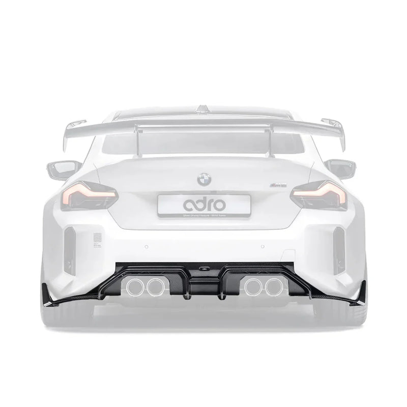 ADRO BMW G87 M2 Rear Diffuser V1 Carbon Fiber — bakperspektiv
