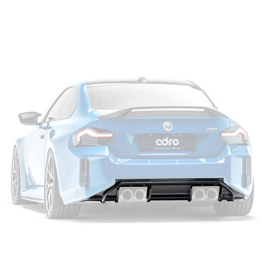 ADRO BMW G87 M2 Rear Diffuser V2 Carbon Fiber — bakperspektiv