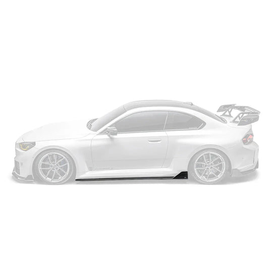 ADRO BMW G87 M2 Side Skirts V1 Carbon Fiber — sideperspektiv
