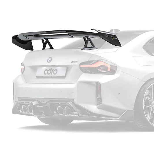 ADRO BMW G87 M2 AT-R3 Swan Neck Wing Curved — bakperspektiv