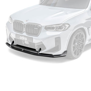 ADRO BMW F97 X3M Front Lip Carbon Fiber — frontperspektiv