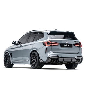 ADRO BMW F97 X3M Rear Diffuser — installert på bil