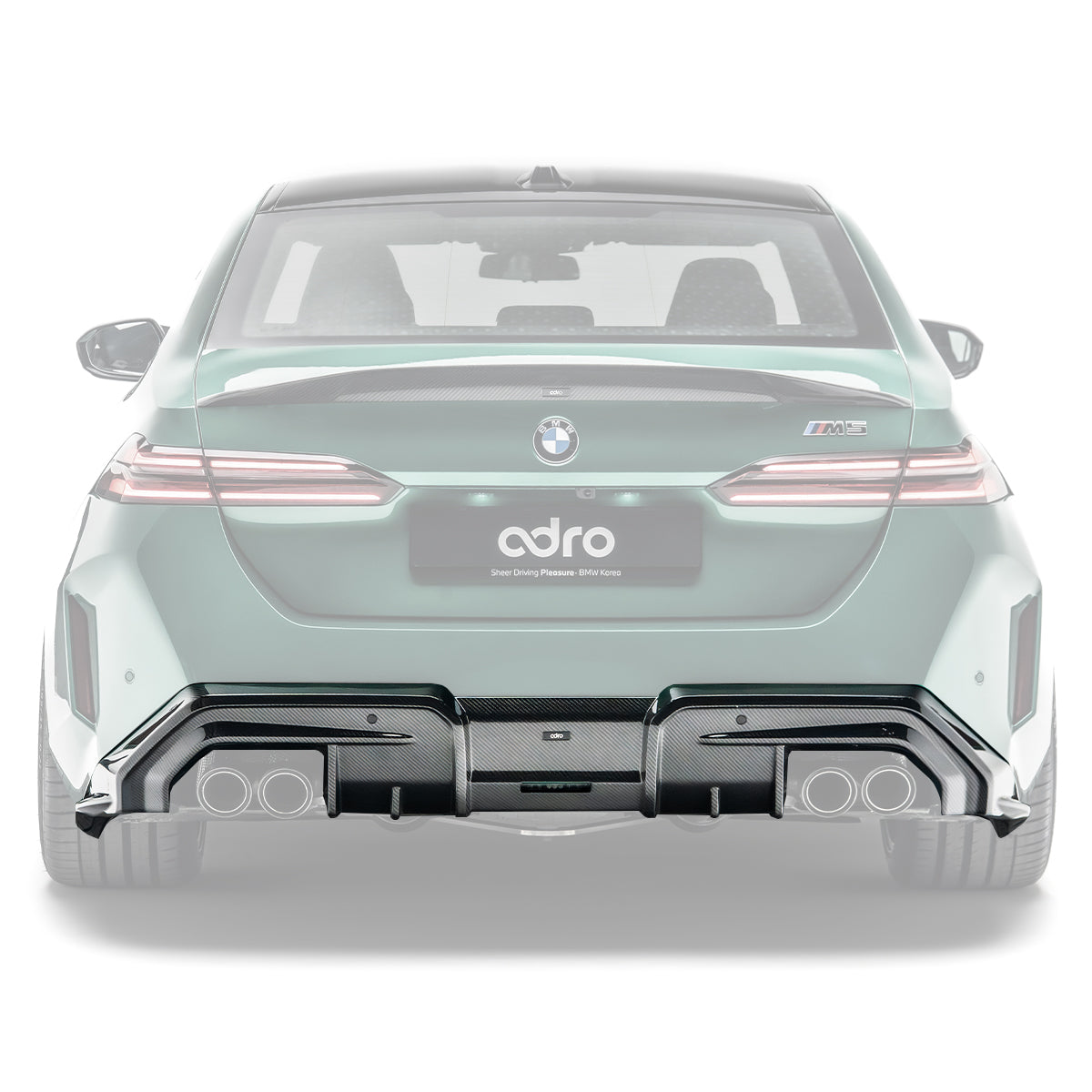ADRO BMW G90 M5 Rear Diffuser Carbon Fiber — bakperspektiv