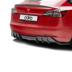 ADRO Tesla Model 3 Full Body Kit — Archive Deal (Front Lip, Side Skirts, Diffuser, Spoiler)