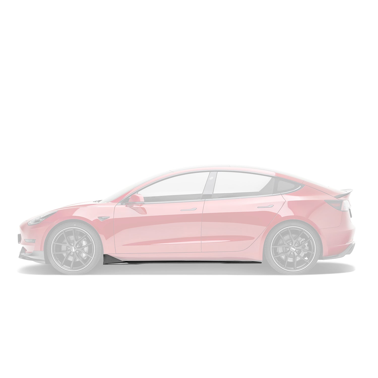 ADRO Tesla Model 3 Side Skirts V1 Carbon Fiber — sideperspektiv