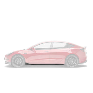 ADRO Tesla Model 3 Side Skirts V1 Carbon Fiber — sideperspektiv