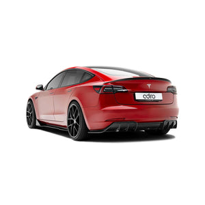 ADRO Tesla Model 3 Spoiler V1 — installert på bil